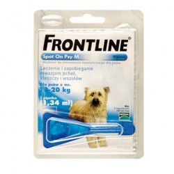 Frontline Spot-On pre psov M 1x1,34ml - modrý
