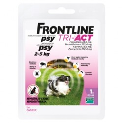 Frontline Tri-Act pre psov Spot-on XS (2-5 kg)
