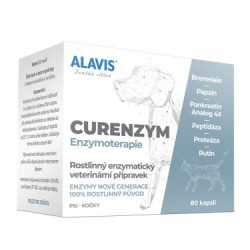 Alavis Curenzym Enzimoterapia per cani e gatti 80 cps.