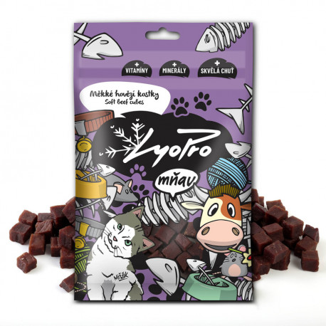 LyoPro Cubi morbidi di manzo 70 g