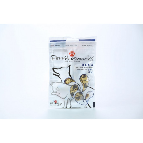 Perrito Duck Hearts with Fish 50 g