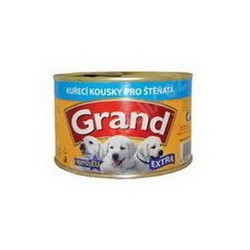 Grand štěně Extra kousky 405 g