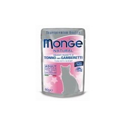 Monge kapsička cat tuňák a krevety 12 x 80 g