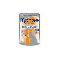 Monge kapsička cat tuňák a losos 12 x 80 g